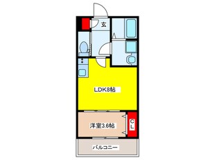 ジーメゾン鳥居アヴェニエの物件間取画像